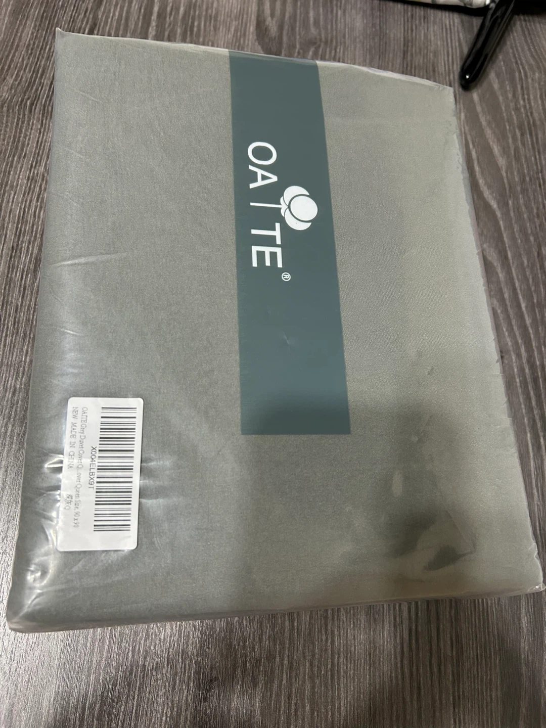 New Oatte Queen Size Duvet Cover Set - Silver Grey - photo 2