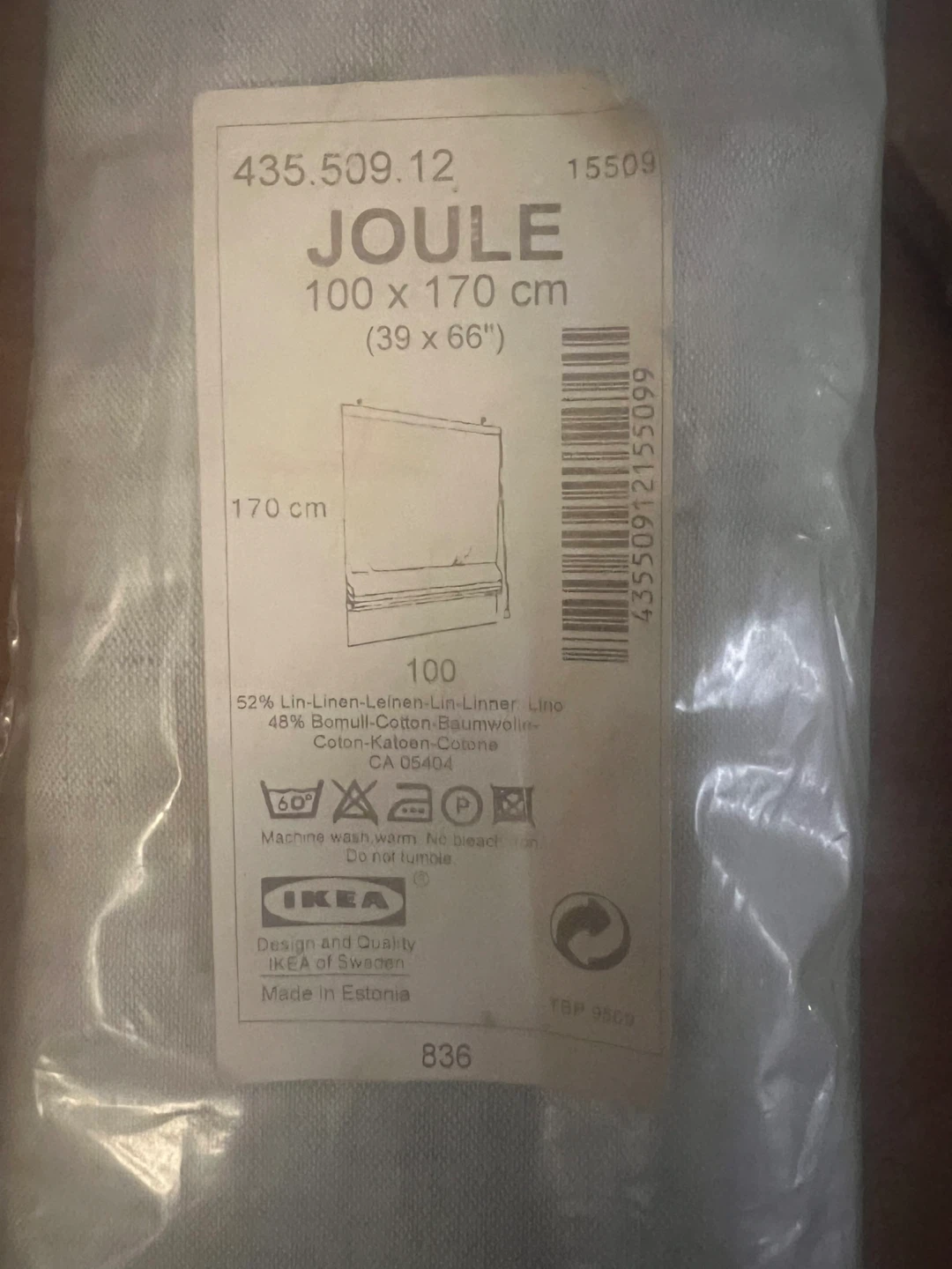 Ikea JOULE Blind 100x170cm (39x66") New