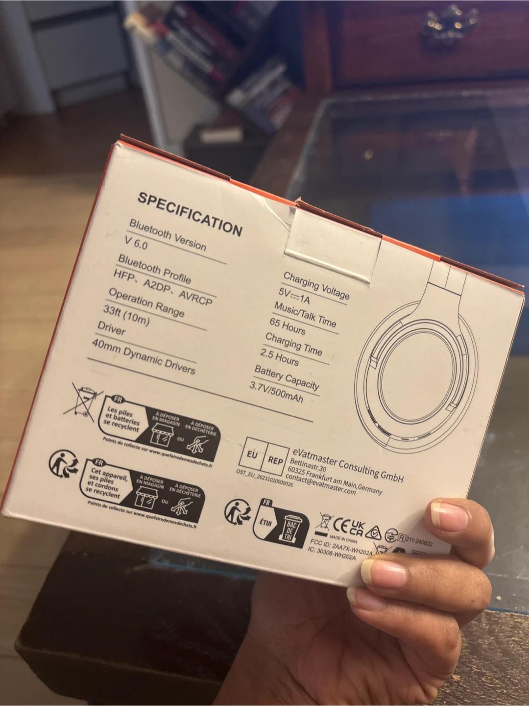 Beribes WH202A Wireless Headphones - Like New! - photo 2