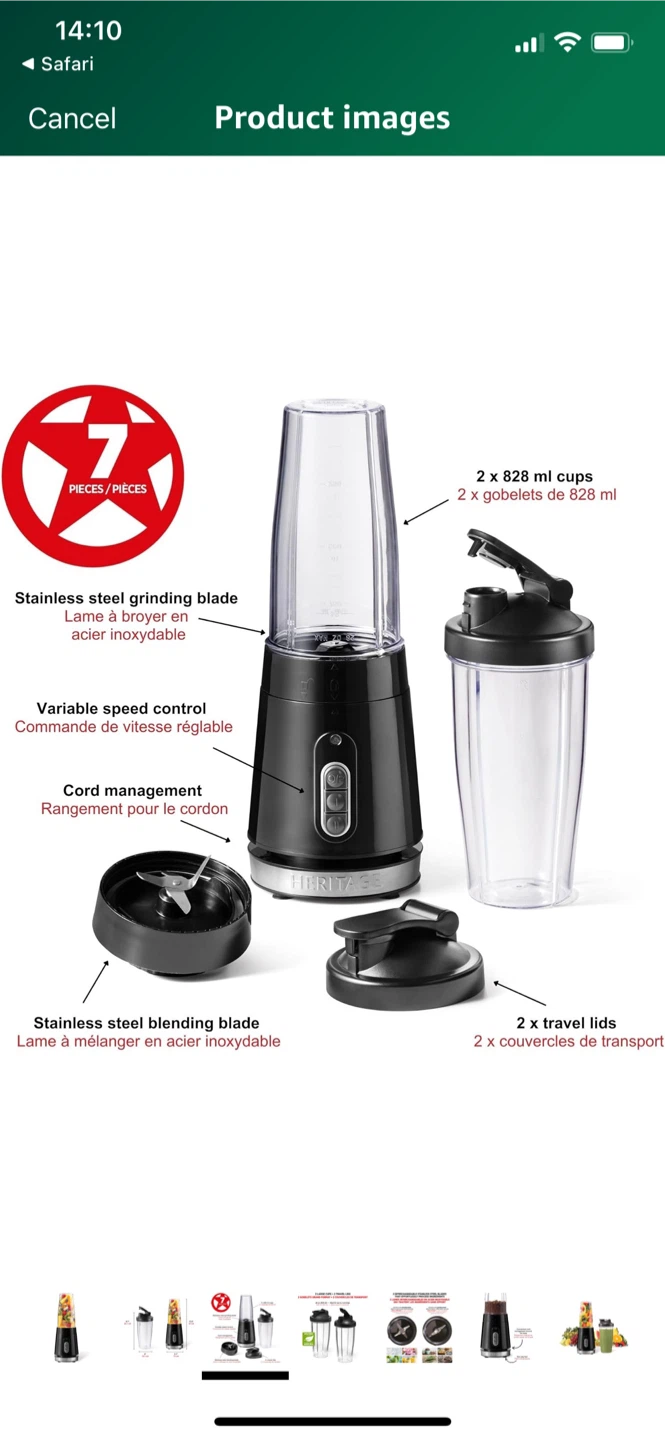 Heritage Personal Blender - photo 2