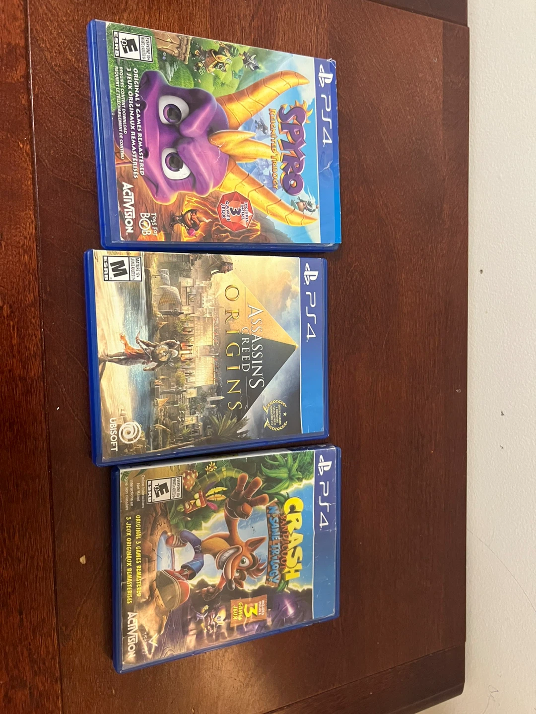 PS4 Games: Spyro, Assassin's Creed, Crash Bandicoot