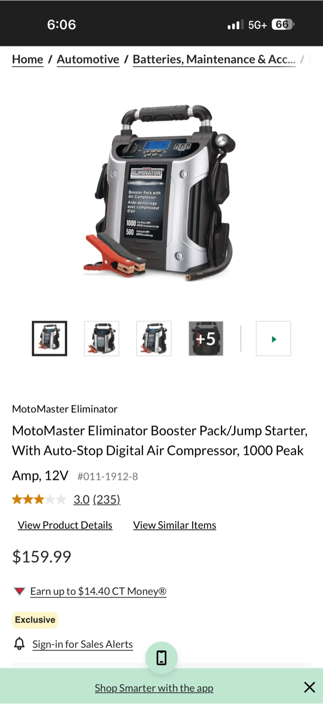 MotoMaster Eliminator Booster Pack with Air Compressor - photo 4