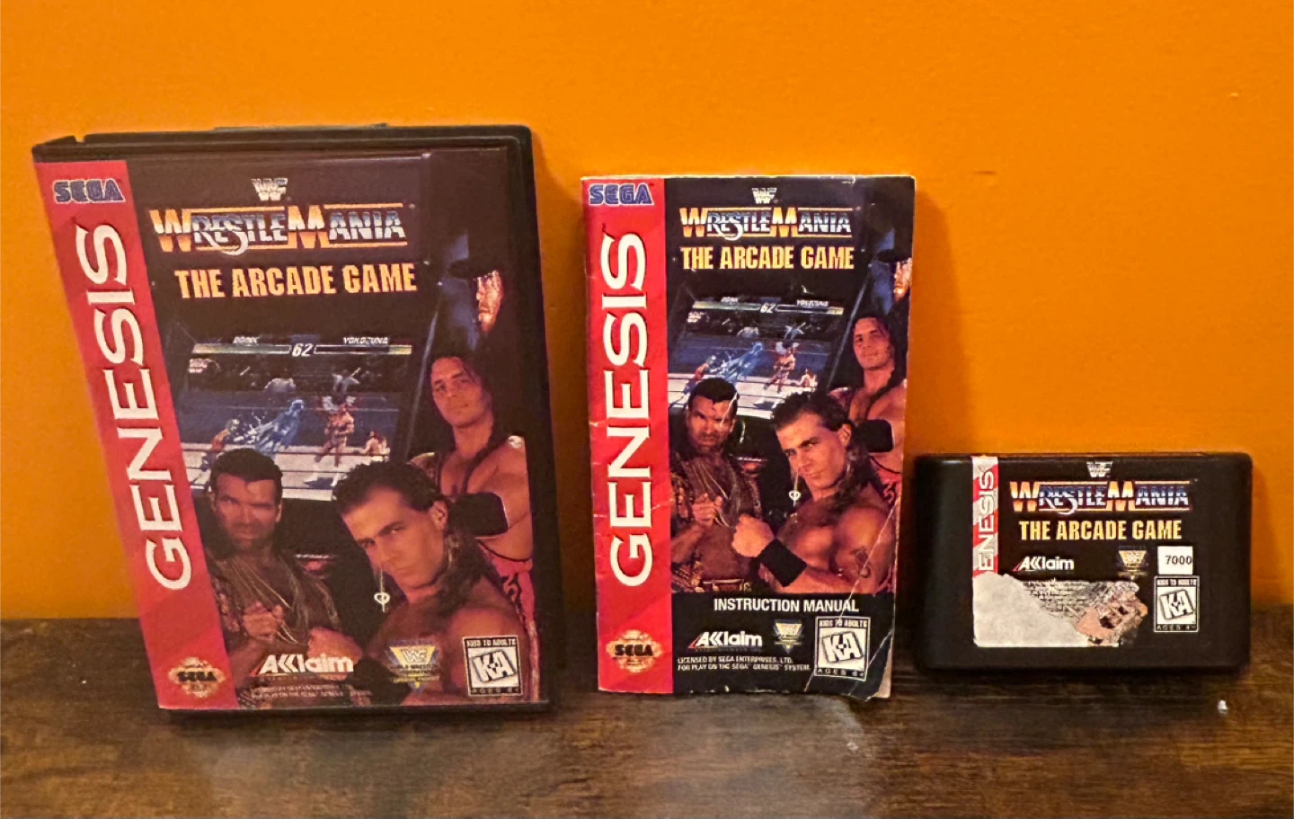 SEGA GENESIS WRESTLEMANIA