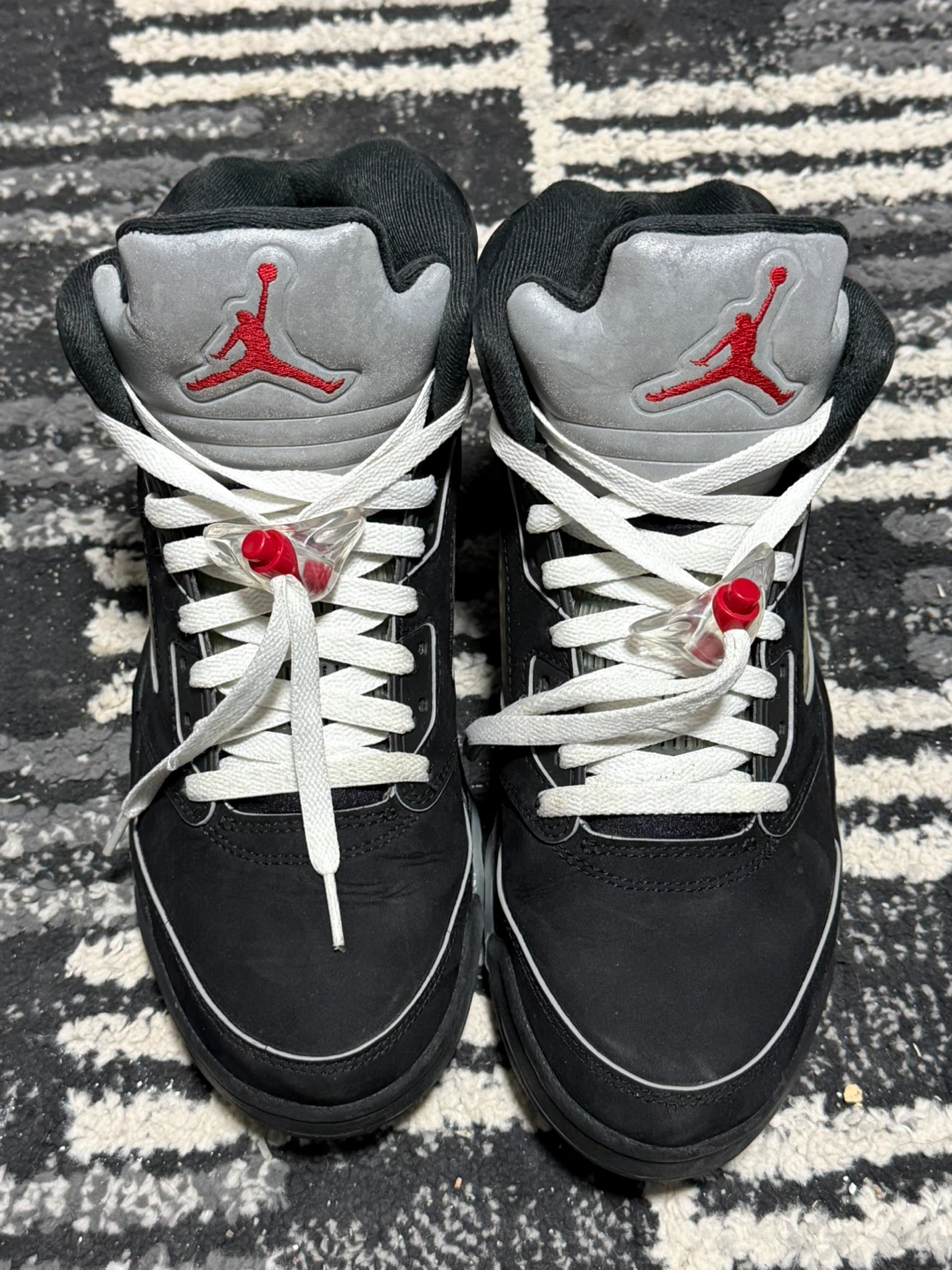 Jordan 5 Retro OG Black Metallic Reimagined Size 9 - photo 4