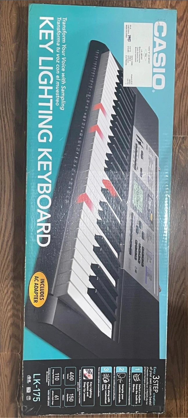 Casio LK-175 Key Lighting Keyboard w/ Box - photo 2