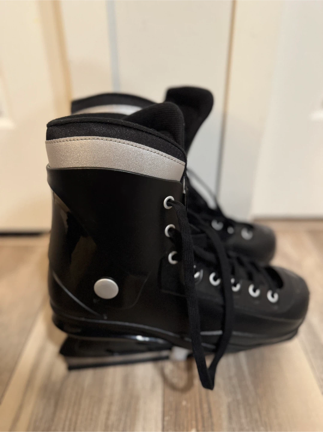 Oxelo Decathlon Black Ice Skates - US 10.5