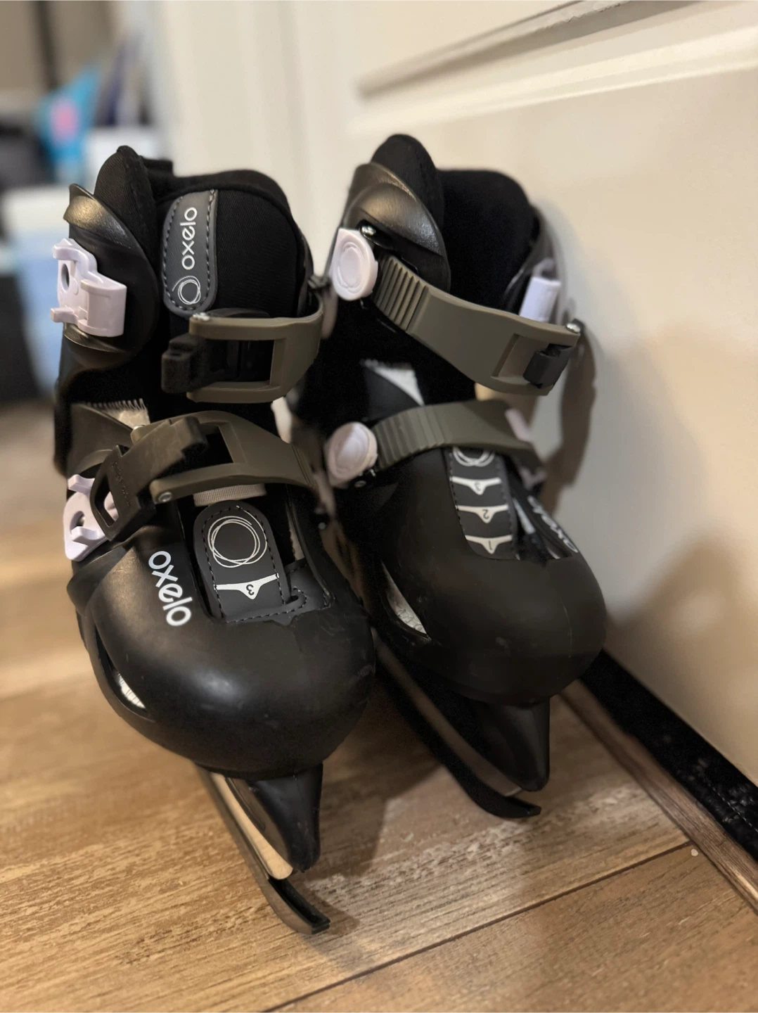 Oxelo Adjustable Kids Ice Skates - Size US 9C/10.5C - photo 4