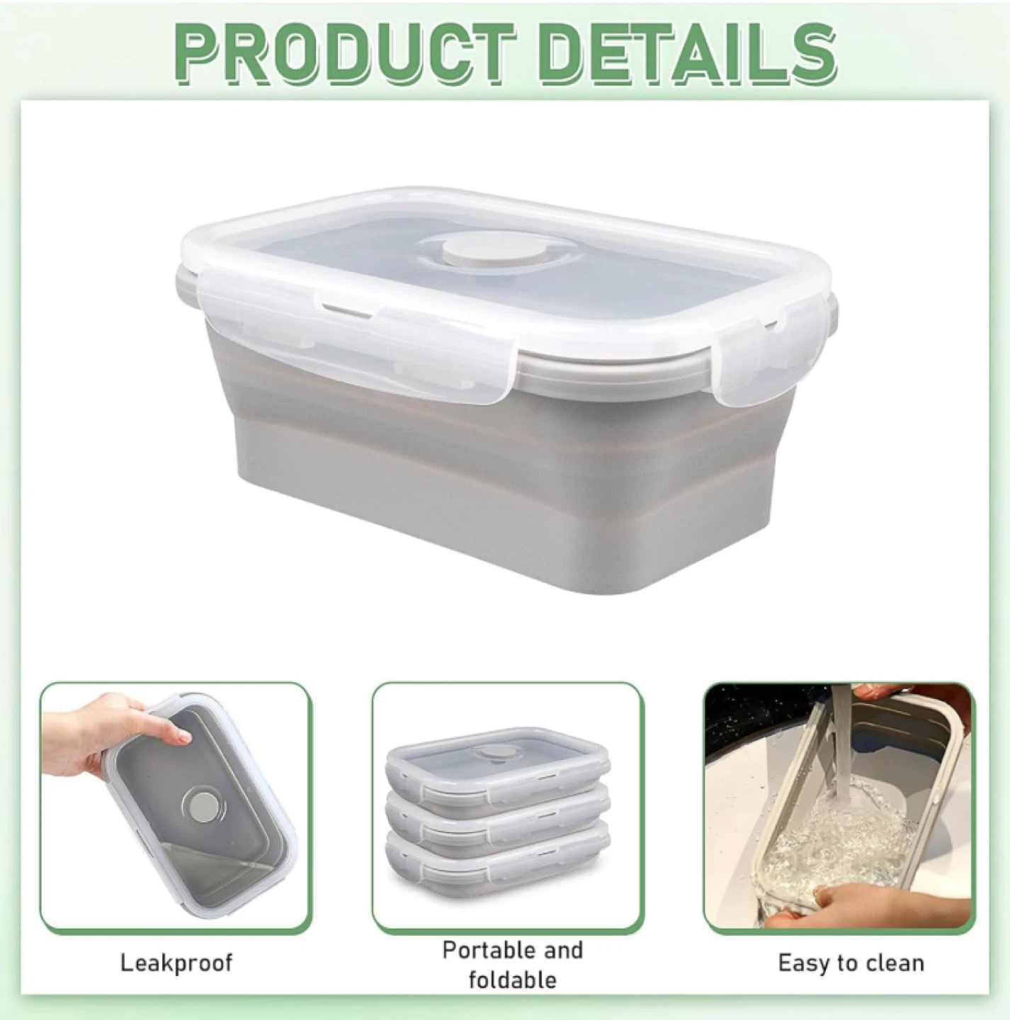 Foldable Food Containers - photo 2