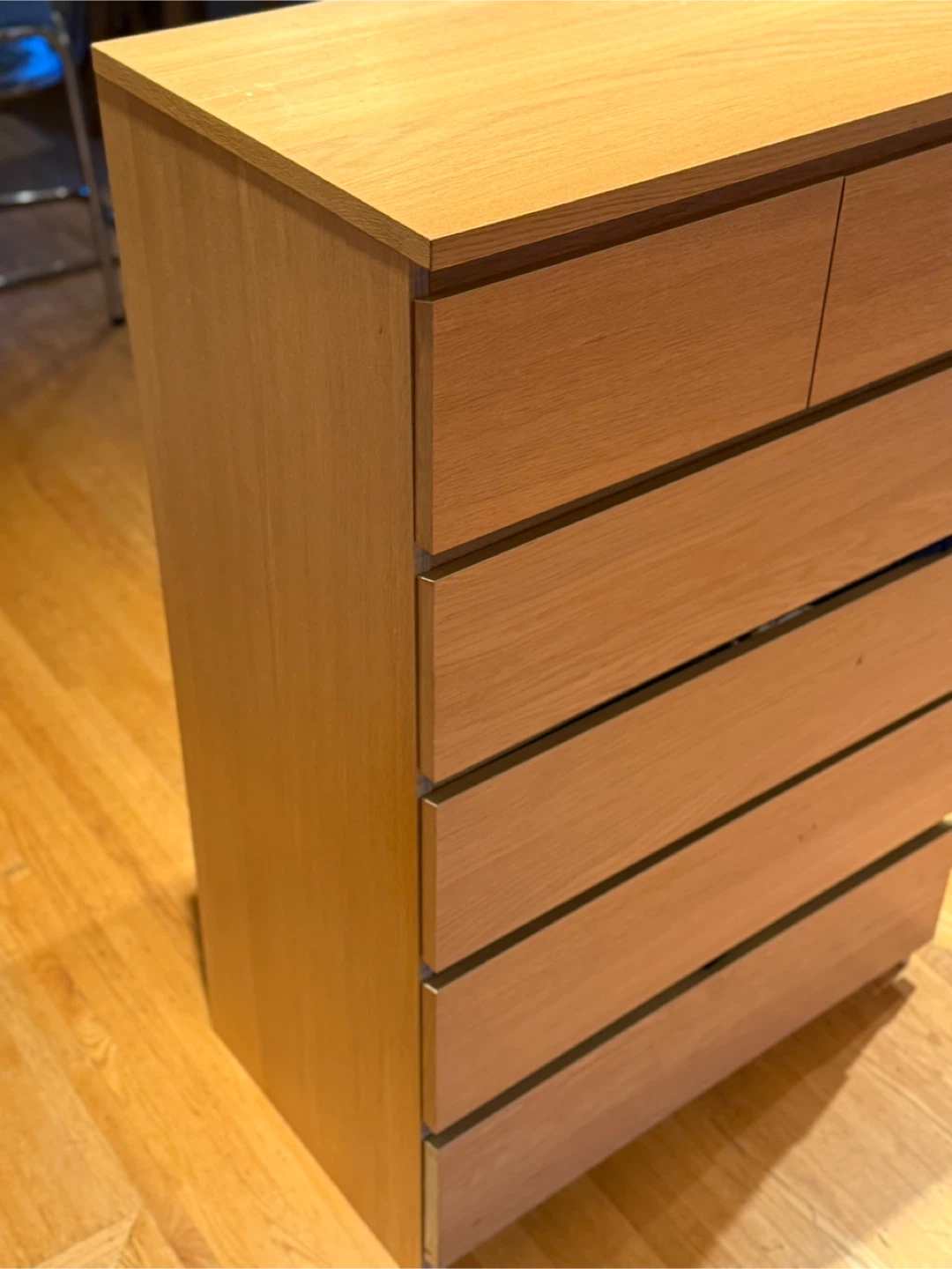 Ikea Malm 6-Drawer Dresser - Light Brown - photo 3