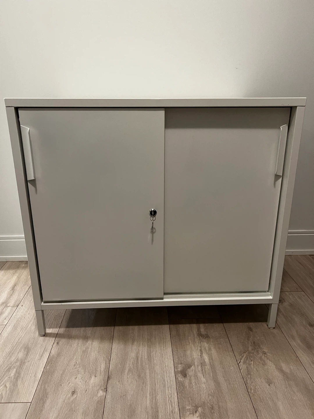 IKEA TROTTEN Cabinet – White, Lockable, Modern Storage