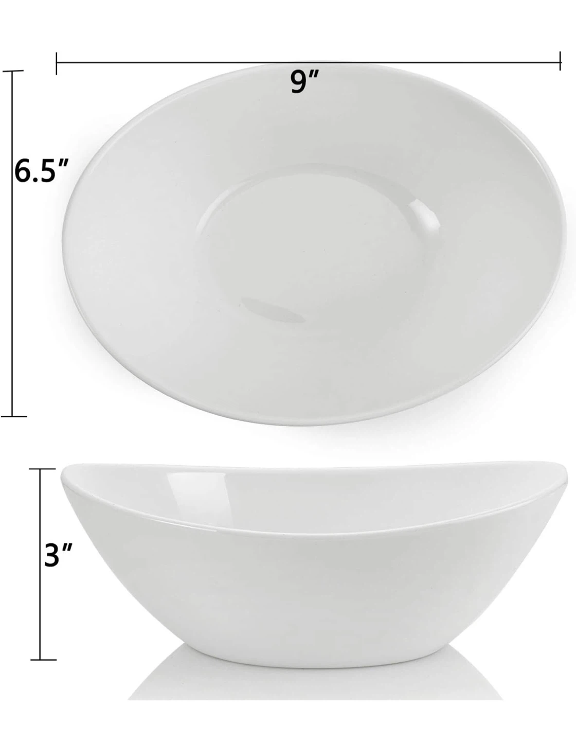 New-White Serving Bowls - Set of 2 - photo 3