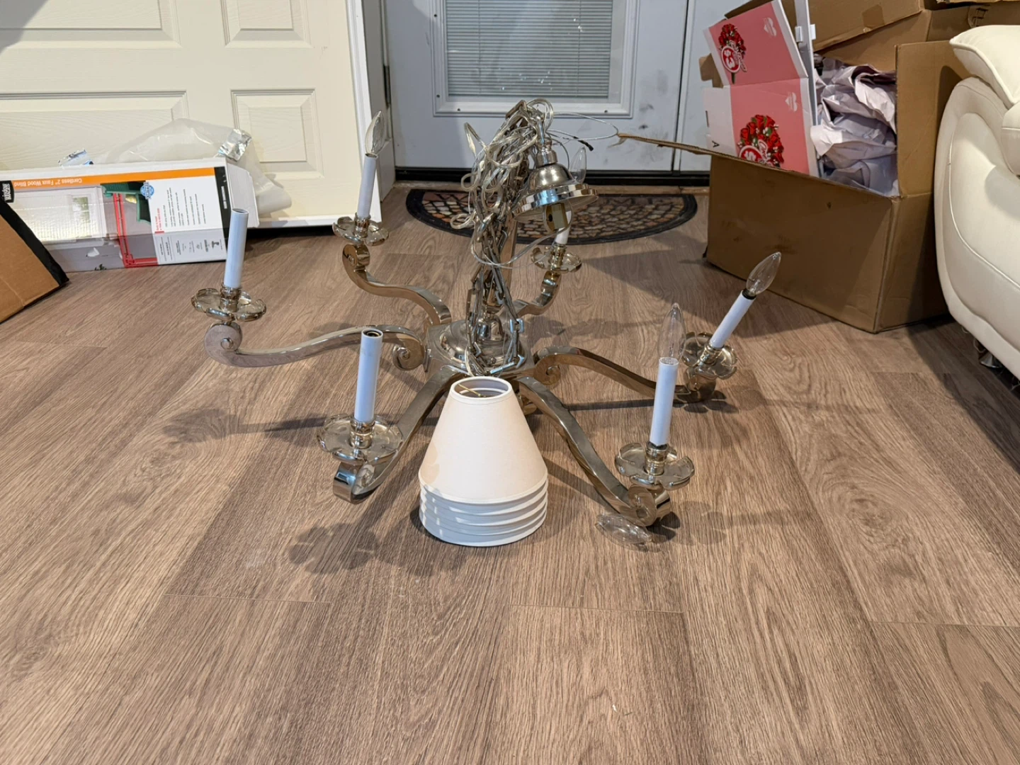 Alexa Hampton Myrna Chandelier Polished Nickel - photo 4