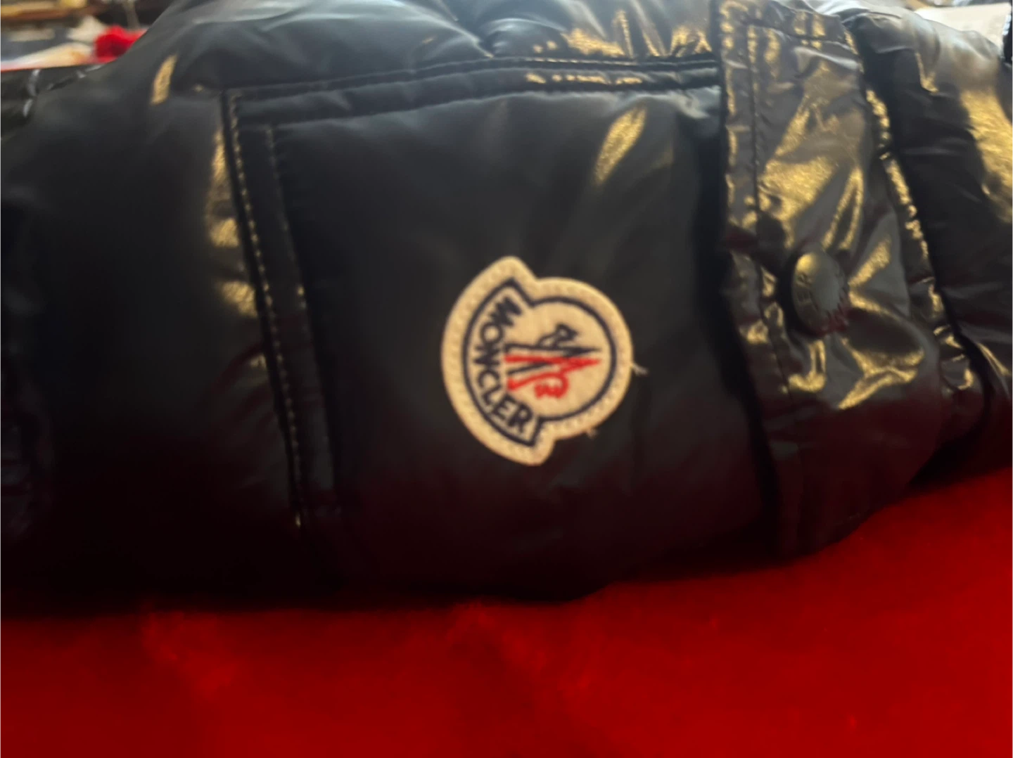 Moncler Black Puffer Jacket Size M - photo 3