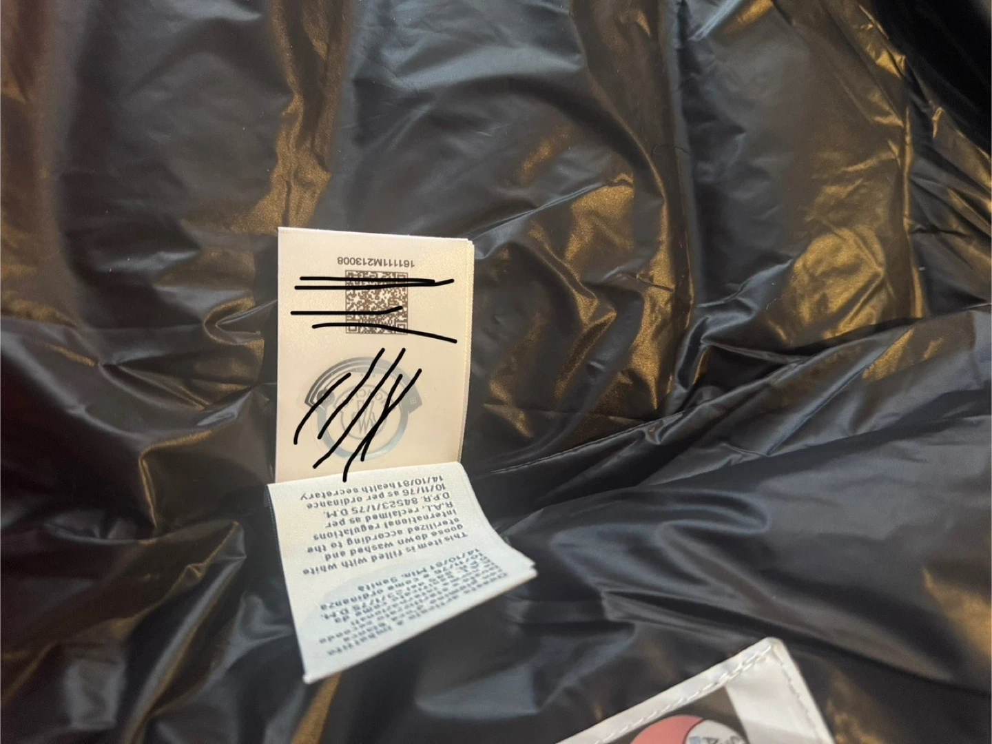 Moncler Black Puffer Jacket Size M - photo 4