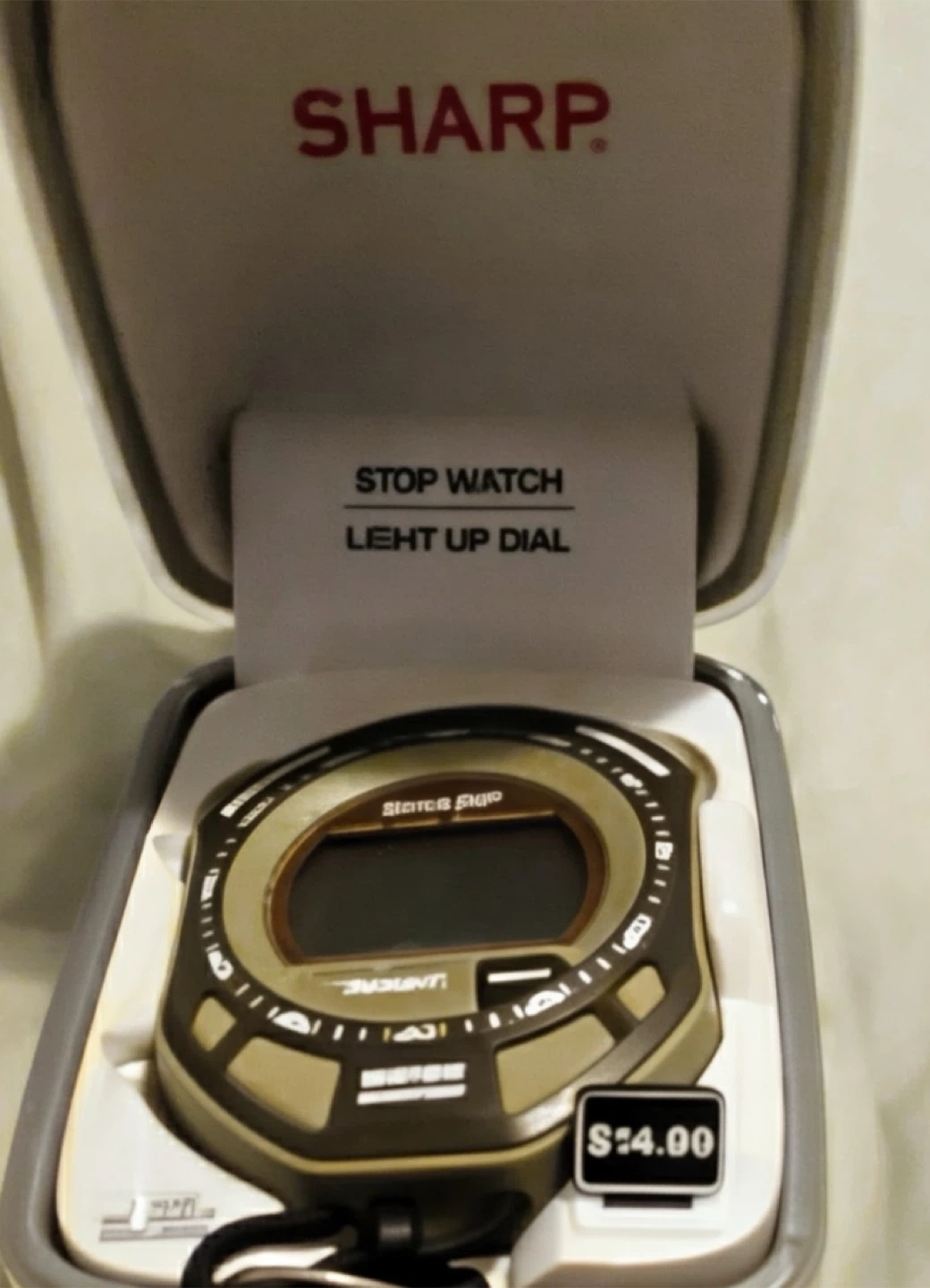 SHARP Stop Watch - Light Up Dial