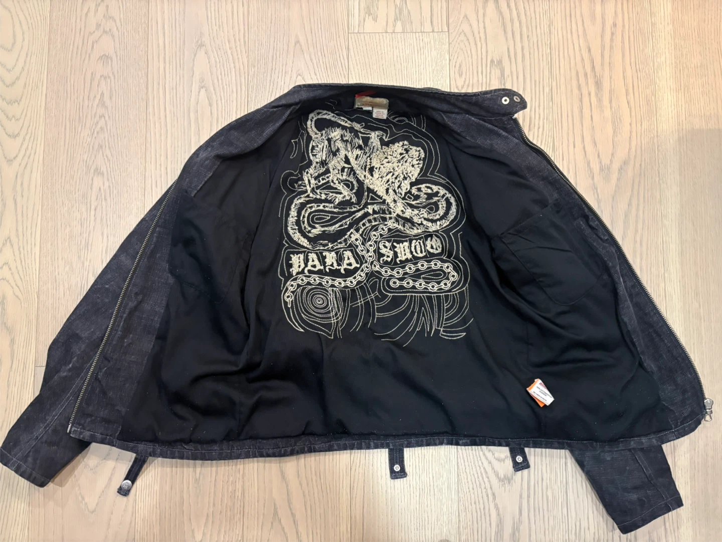 Parasuco Black Denim Jacket - Men’s size large - photo 4