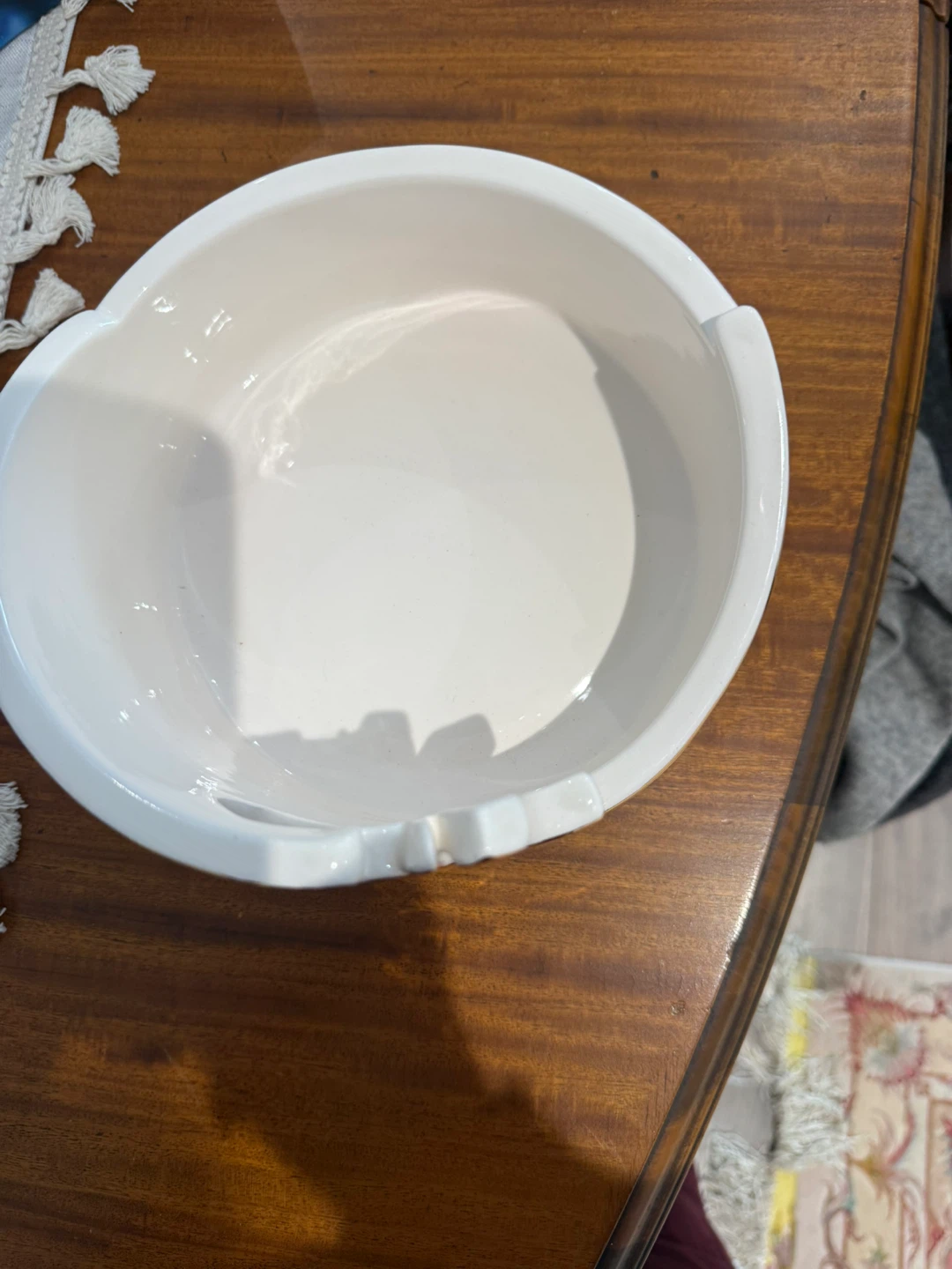 Decorative Bowl - White & Gold Accent - photo 4