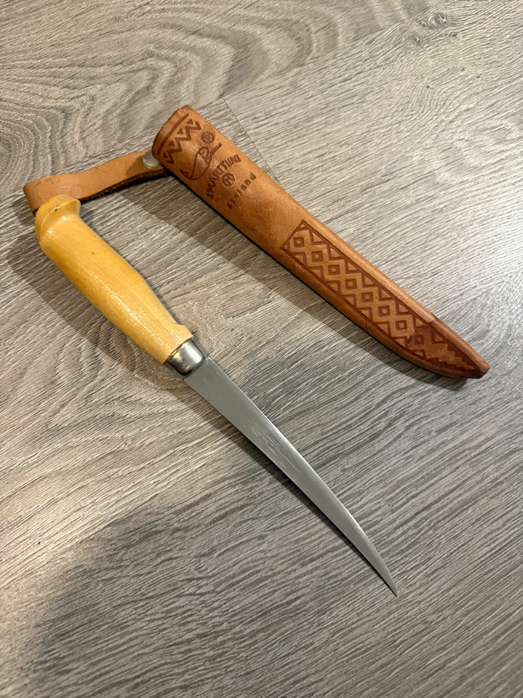 Vintage J. Marttiini Finland Filet Knife 6” Blade - photo 5