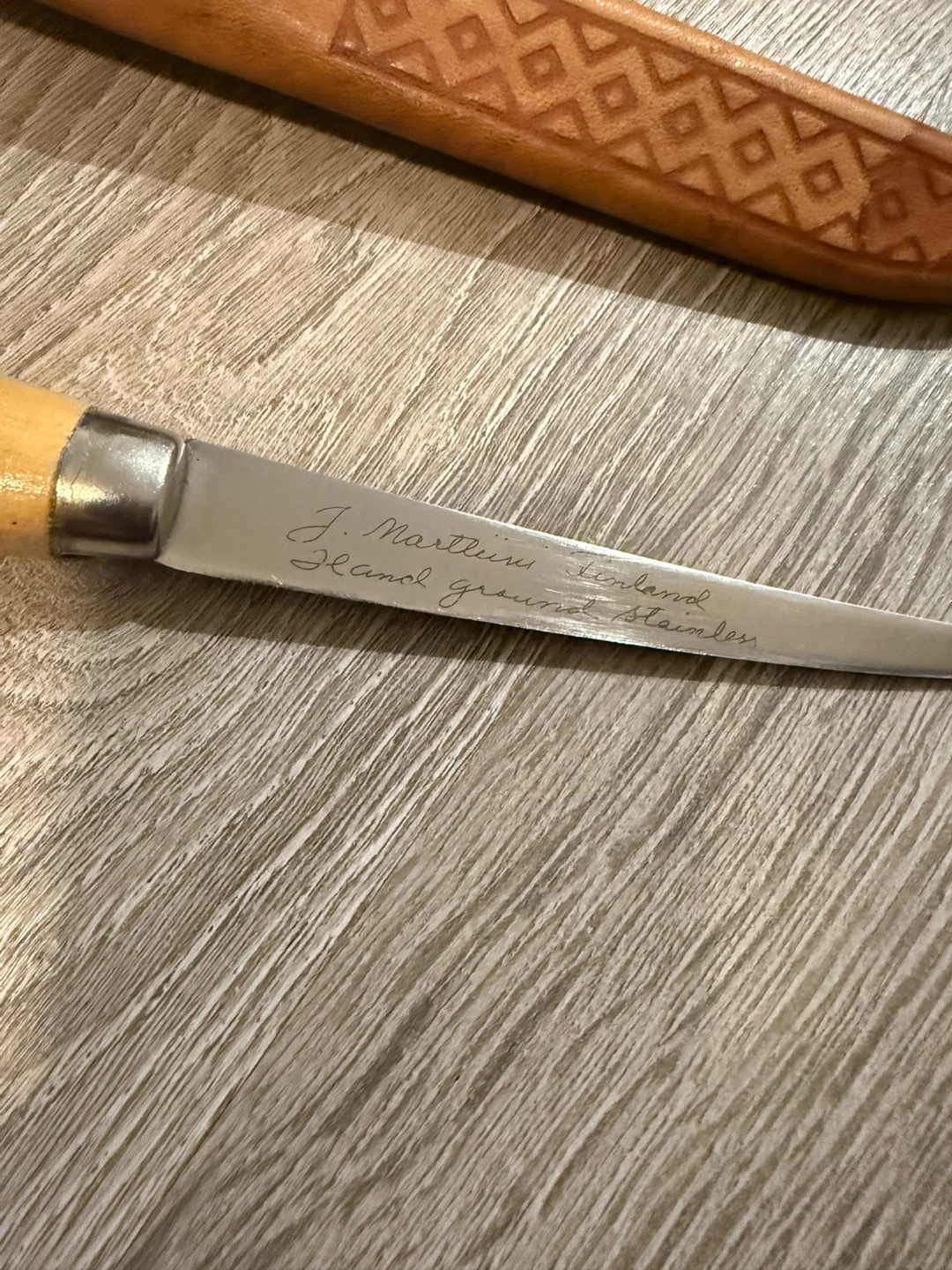 Vintage J. Marttiini Finland Filet Knife 6” Blade - photo 4