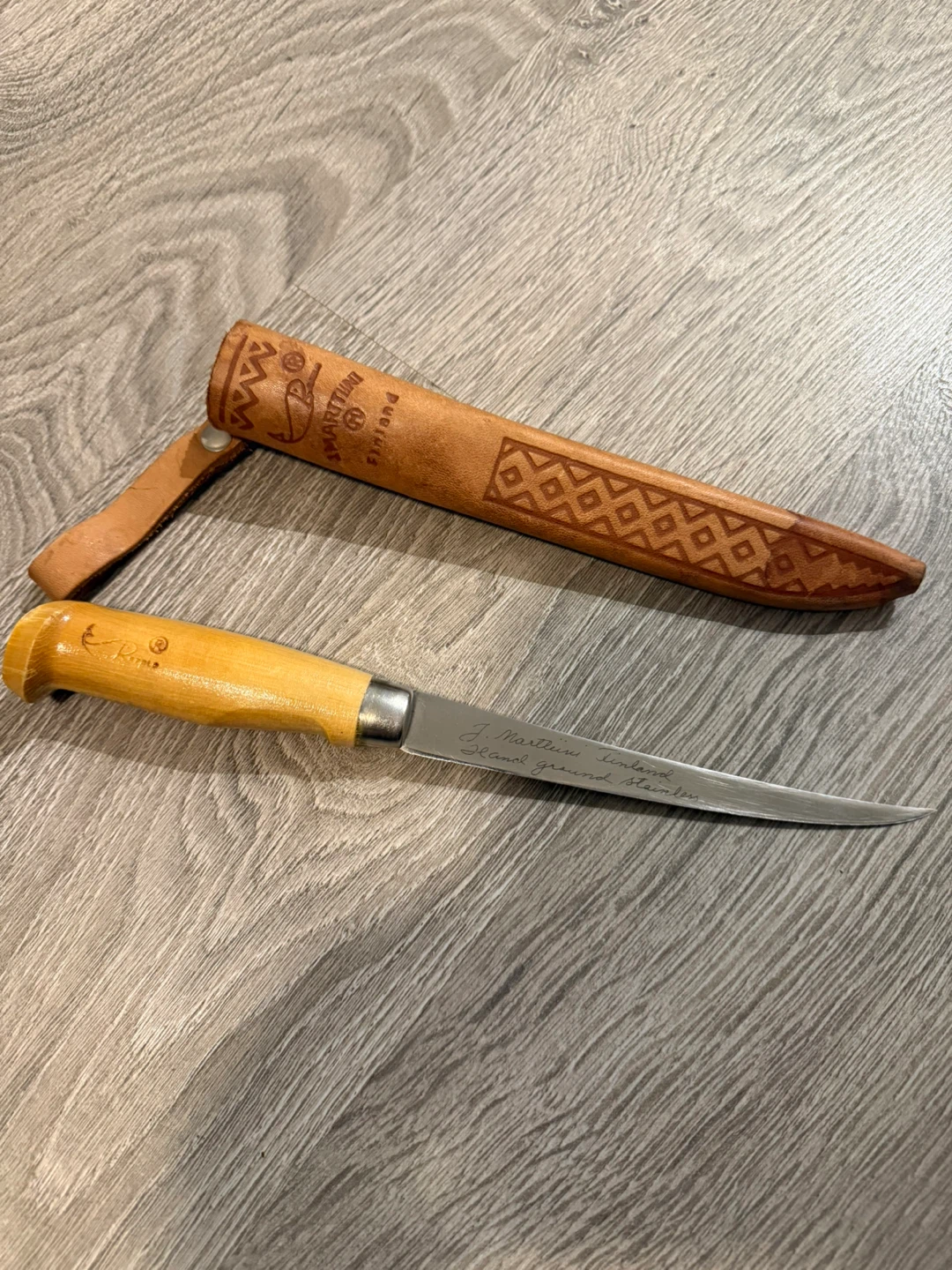 Vintage J. Marttiini Finland Filet Knife 6” Blade - photo 2