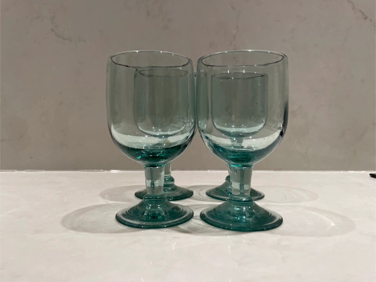 Crate &Barrel Margarita Glasses