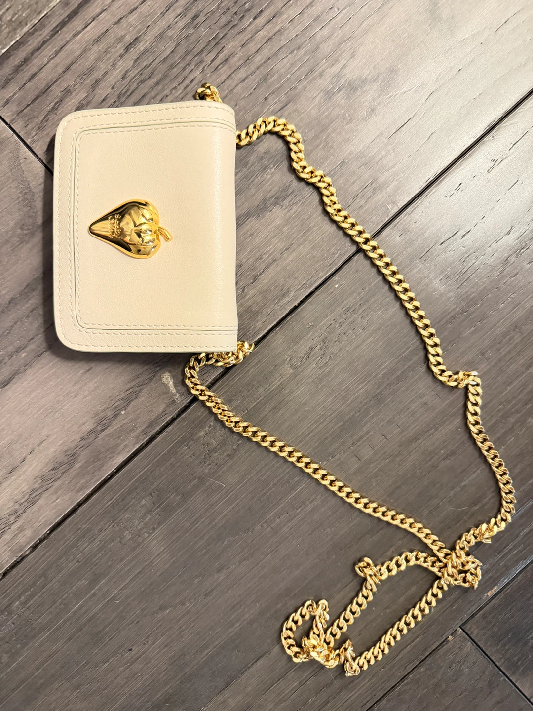 See By Chloé Mini Joan Chain Wallet - Ivory
