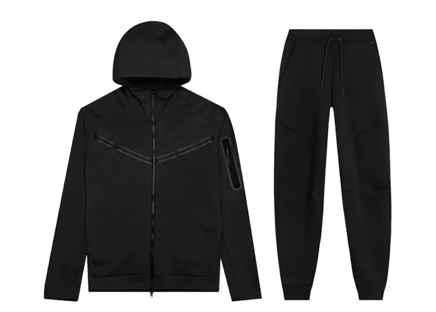 Nike Tech Fleece Black Tracksuit