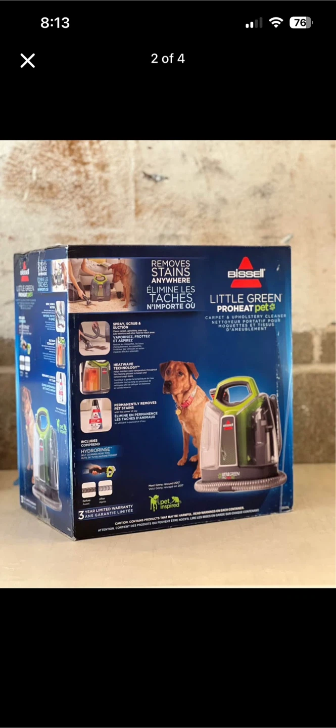 Bissell Little Green ProHeat Pet Carpet Cleaner (used)