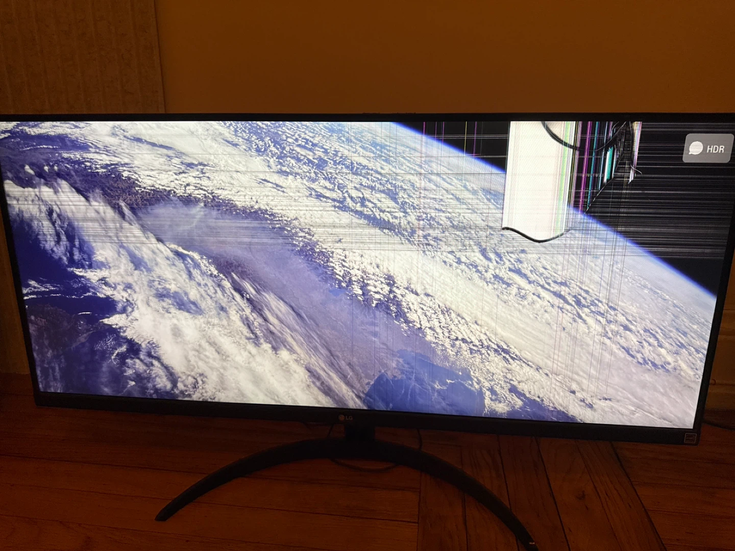 LG 34” Ultrawide Monitor — For Parts Only - photo 3