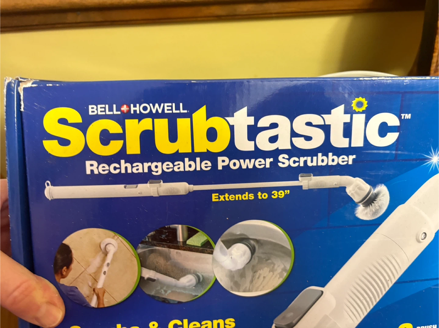 Bell+Howell Scrubtastic Rechargeable Power Scrubber - photo 3