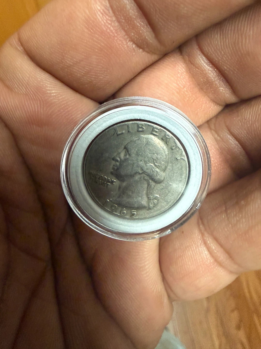 1965 US ERROR Quarter - photo 2
