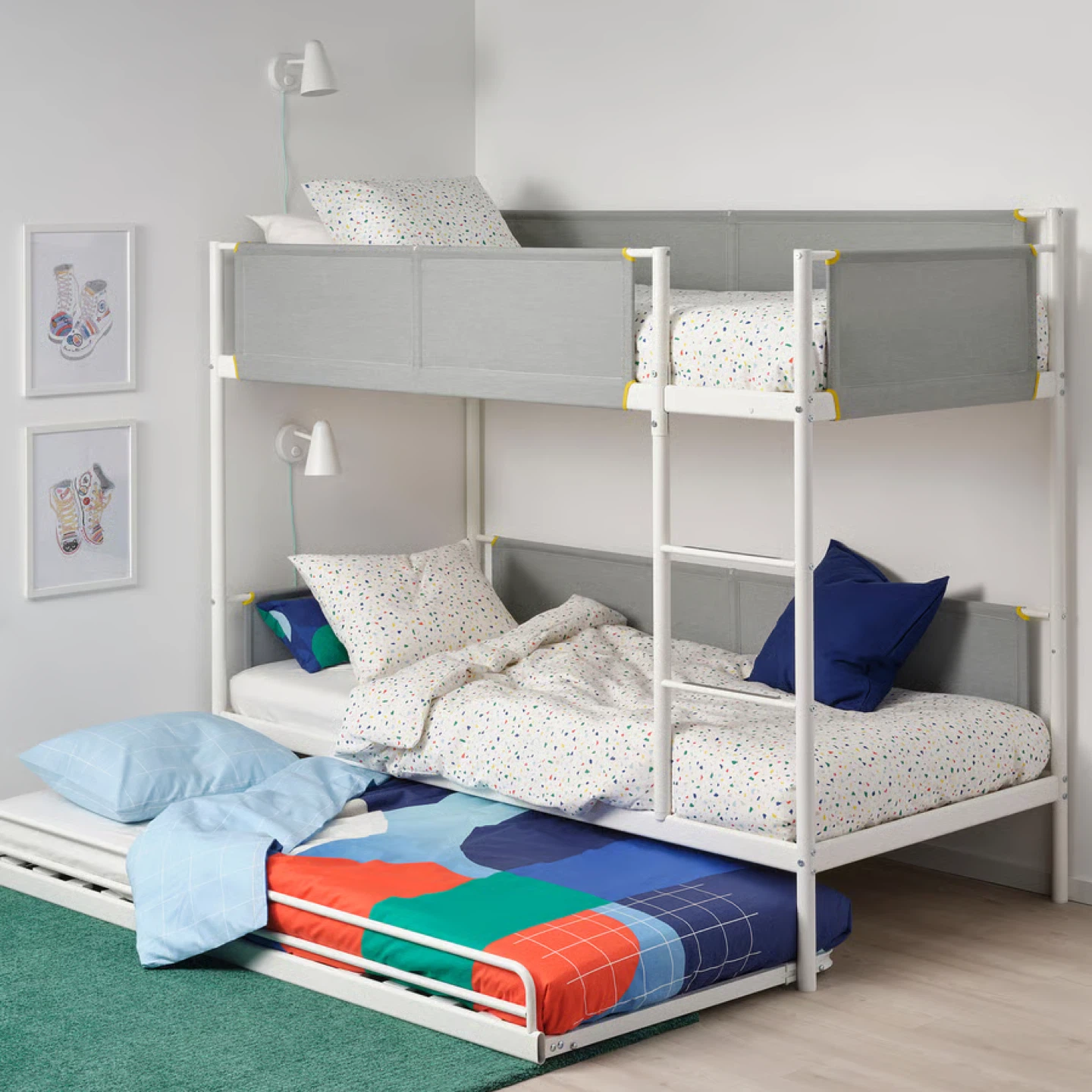 IKEA White SLÄKT Underbed with Slats - Twin Size