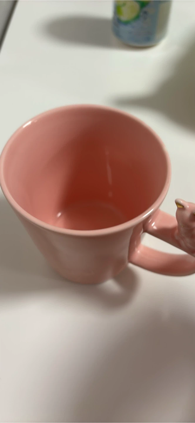 Pink Cat Mug with Lid - photo 2
