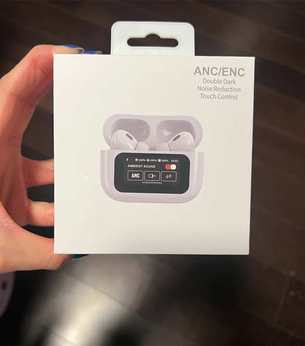 New ANC/ENC Double Dark Noise Reduction Touch Control