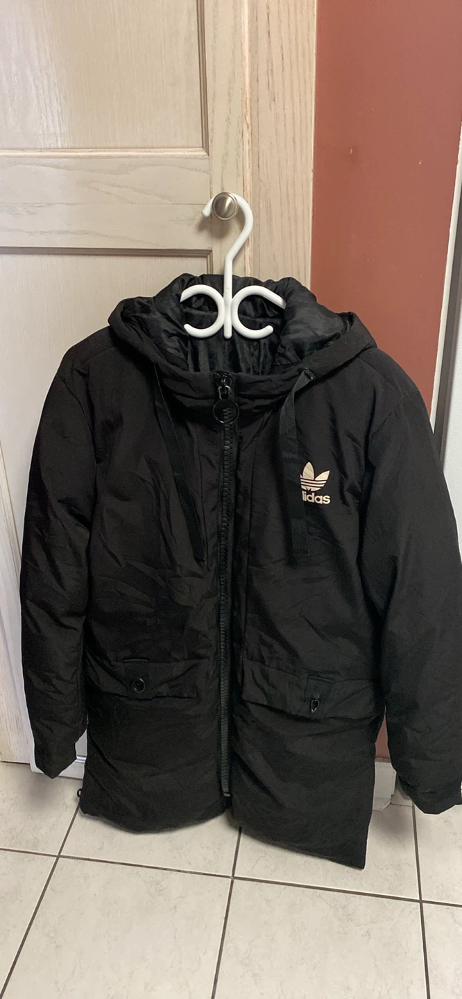 Adidas Black Padded Winter Coat