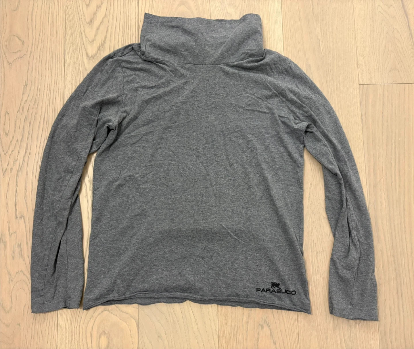 Parasuco Denim Legend Grey Turtleneck shirt  - Size Large