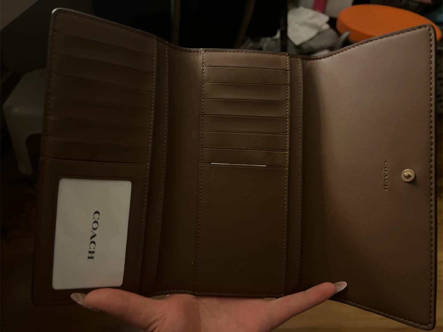 Coach Brown Leather Wallet - photo 2