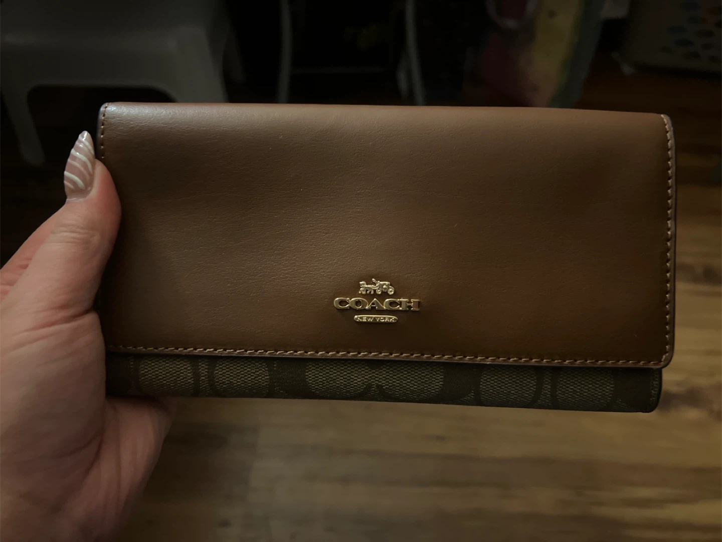 Coach Brown Leather Wallet