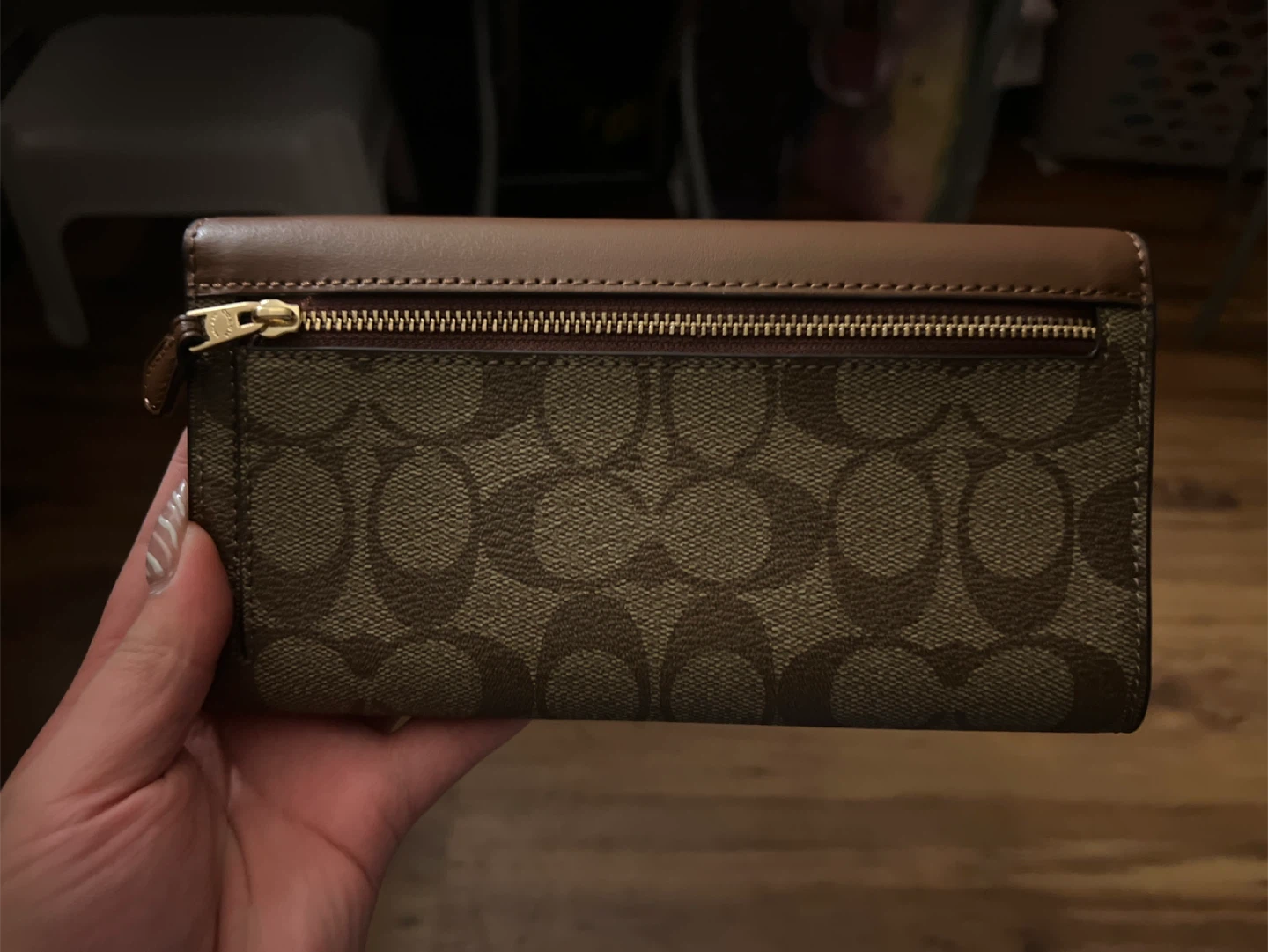 Coach Brown Leather Wallet - photo 3