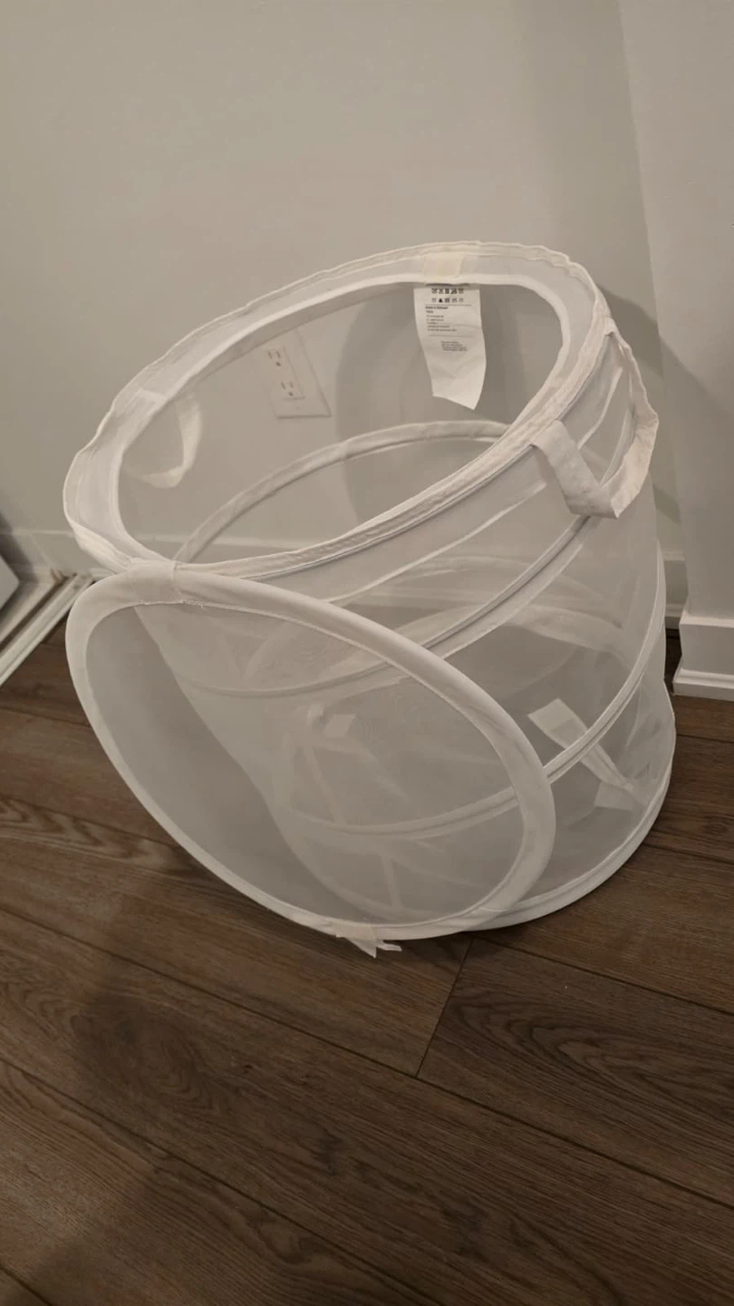 IKEA FYLLEN Laundry Basket White