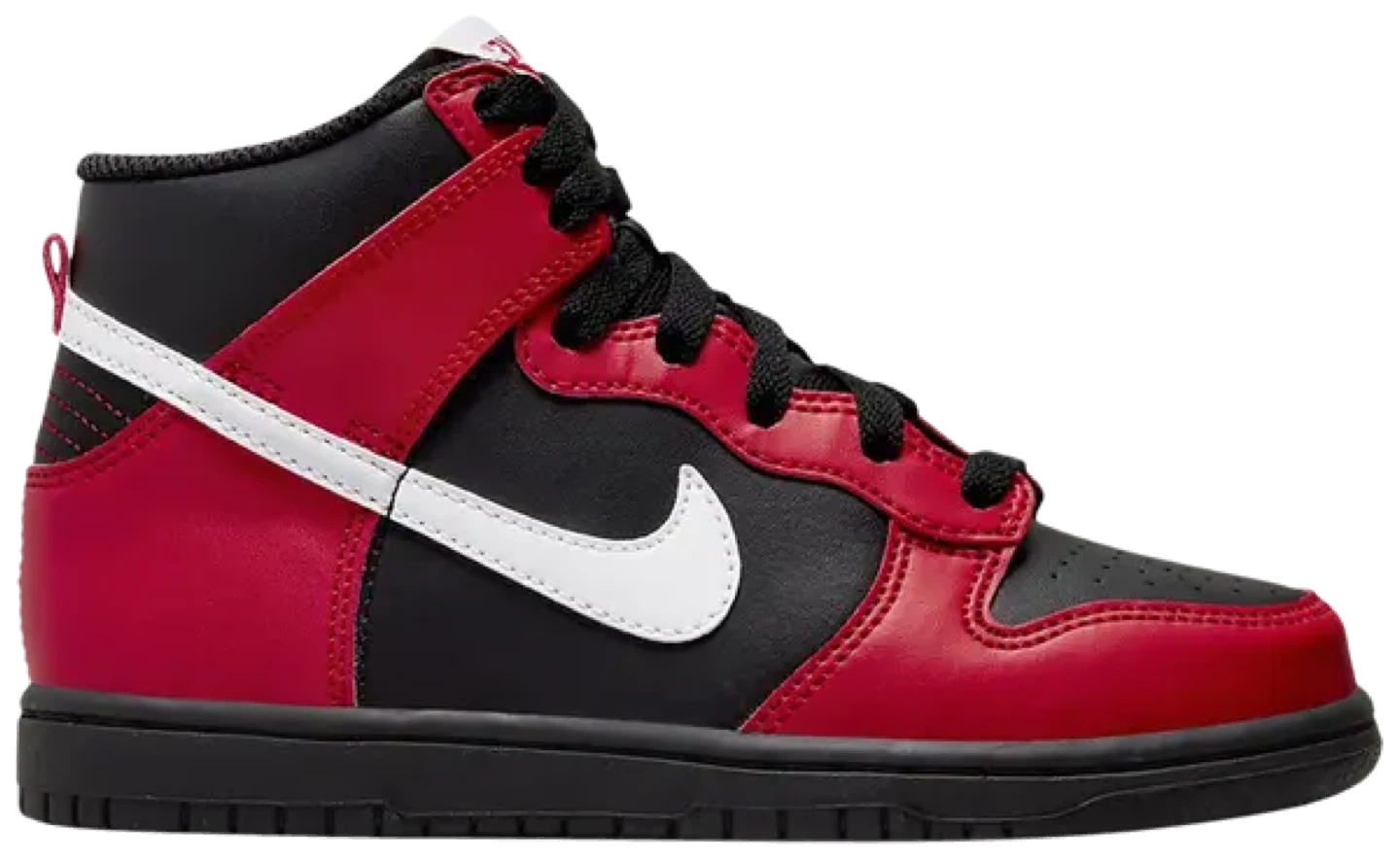 Kids 13C Nike Dunk High Sneakers - Red/Black - photo 2