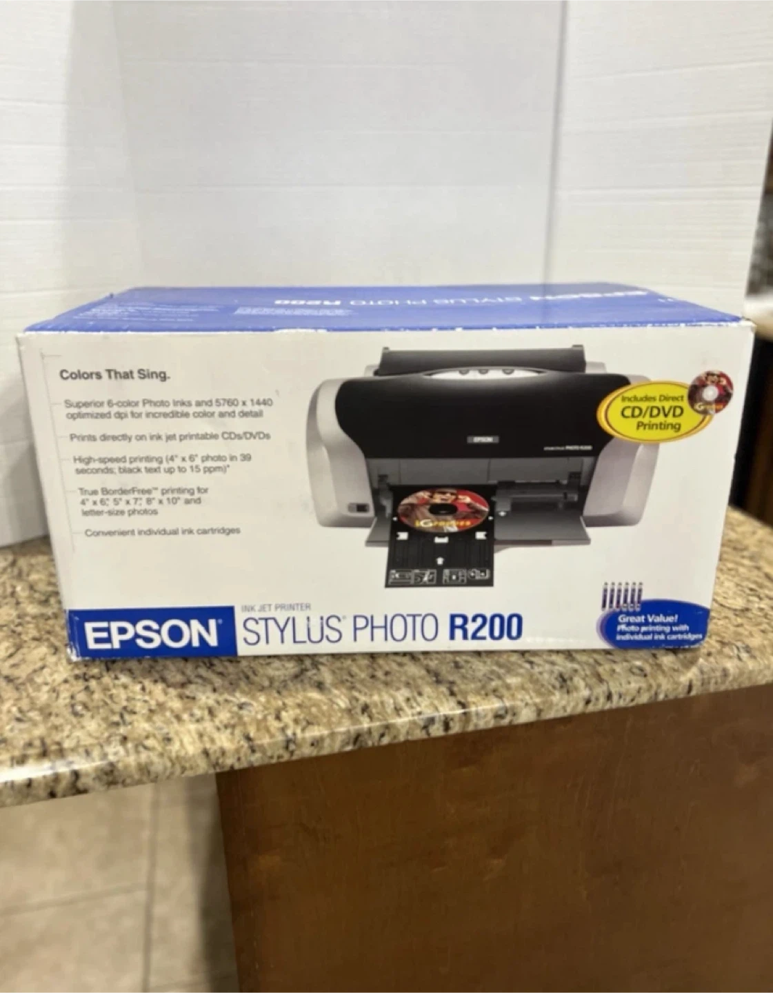 Brand New. Epson Stylus Photo R220 Inkjet Printer - photo 5