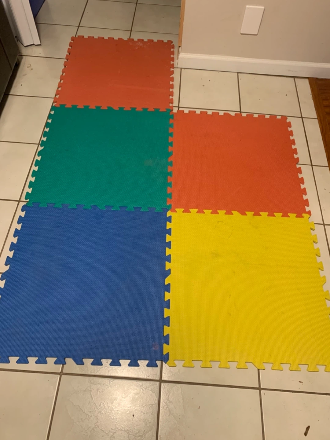 2 ft X 2 ft Colorful Foam Play Interlocking Mat Tiles - photo 2