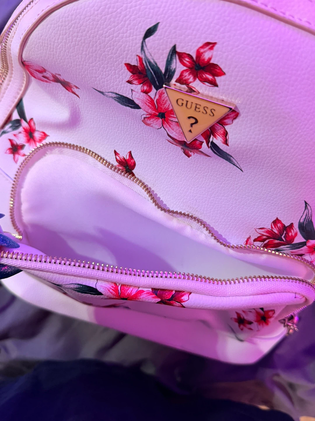 Guess Floral Print Mini Backpack - photo 5