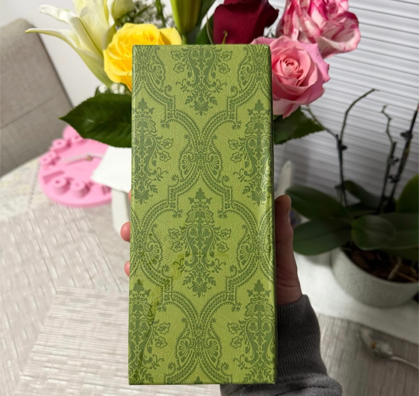New GUCCI empty green classic  box 9 x 4 inches - photo 2