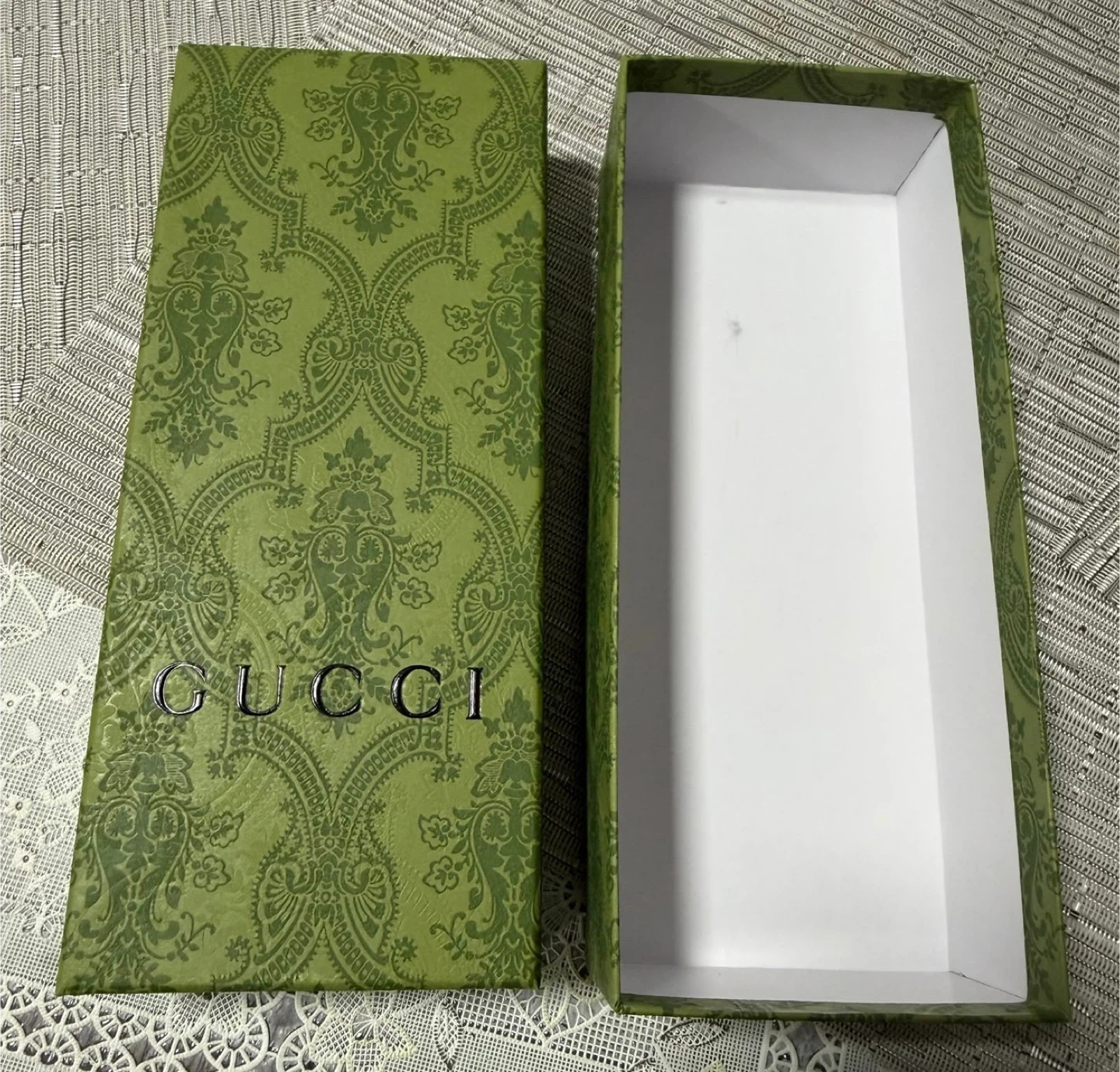 New GUCCI empty green classic  box 9 x 4 inches - photo 5