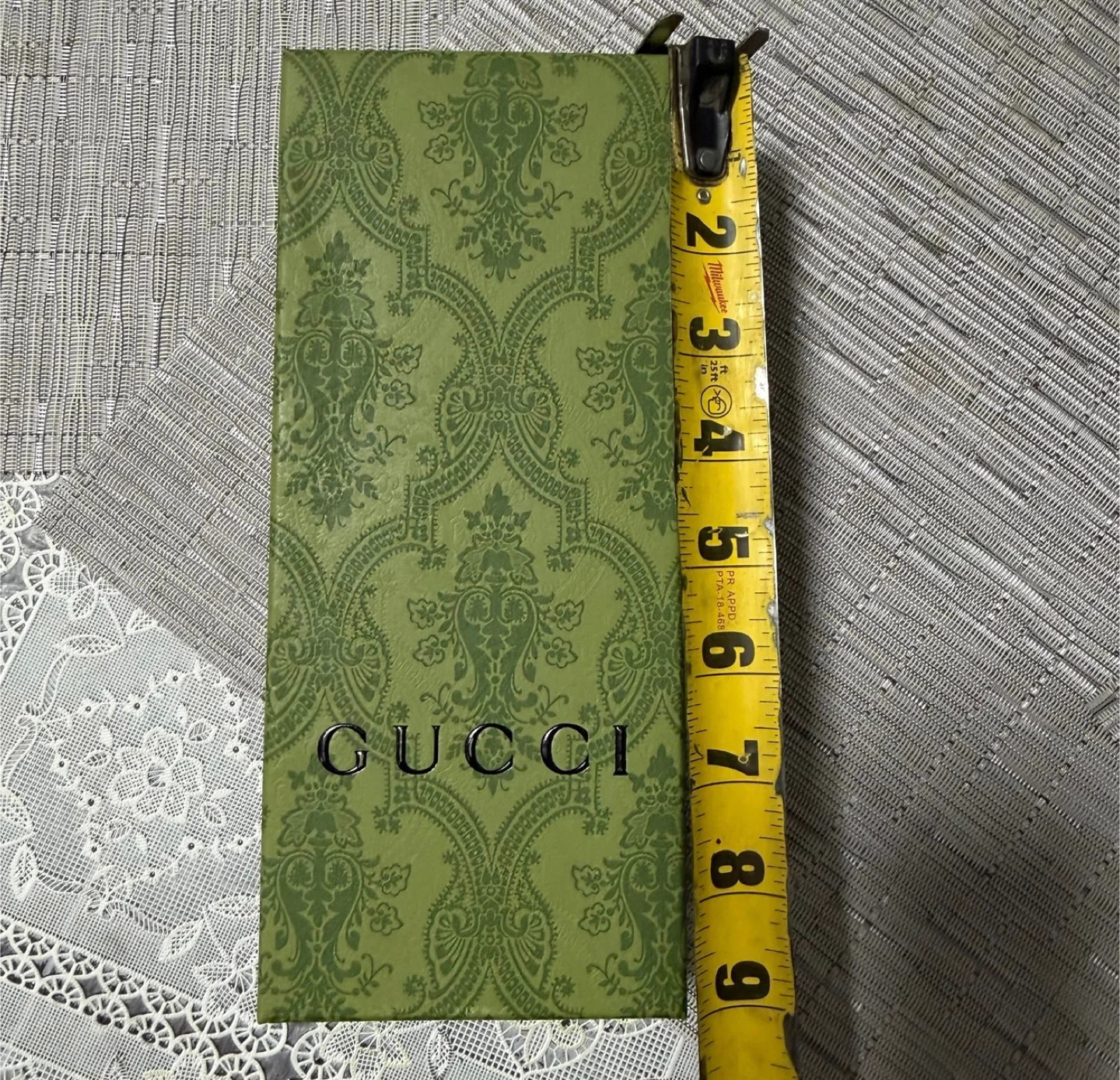 New GUCCI empty green classic  box 9 x 4 inches - photo 4
