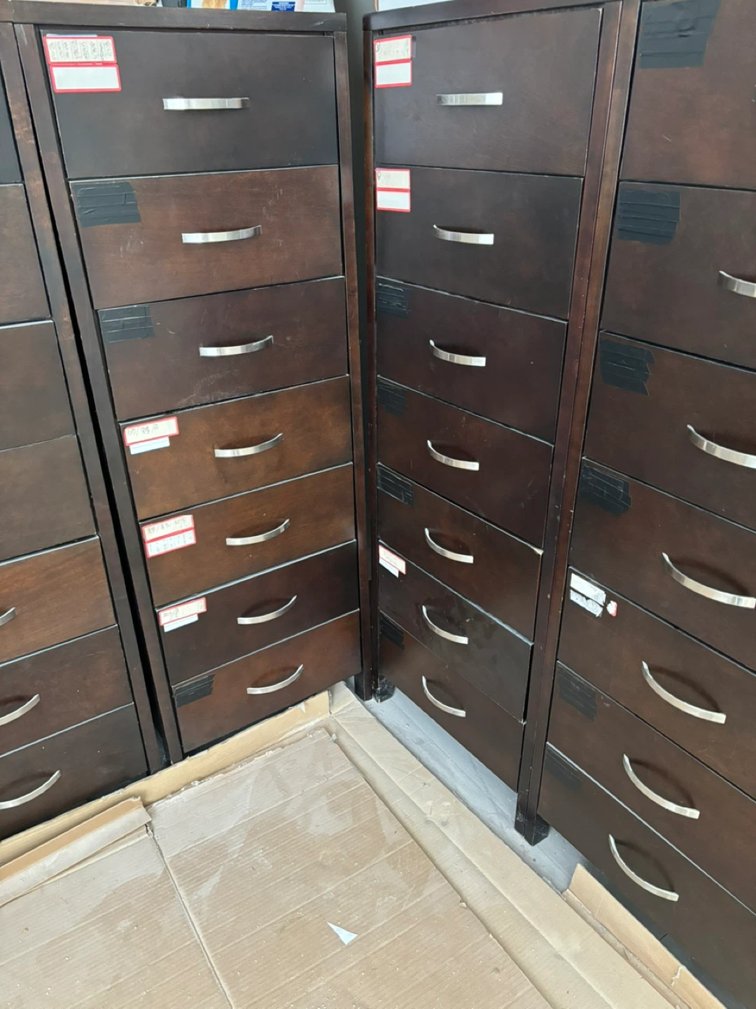 8-Drawer Wood Cabinet for sale