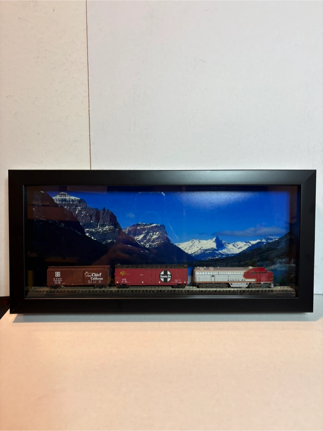 Framed Train Display