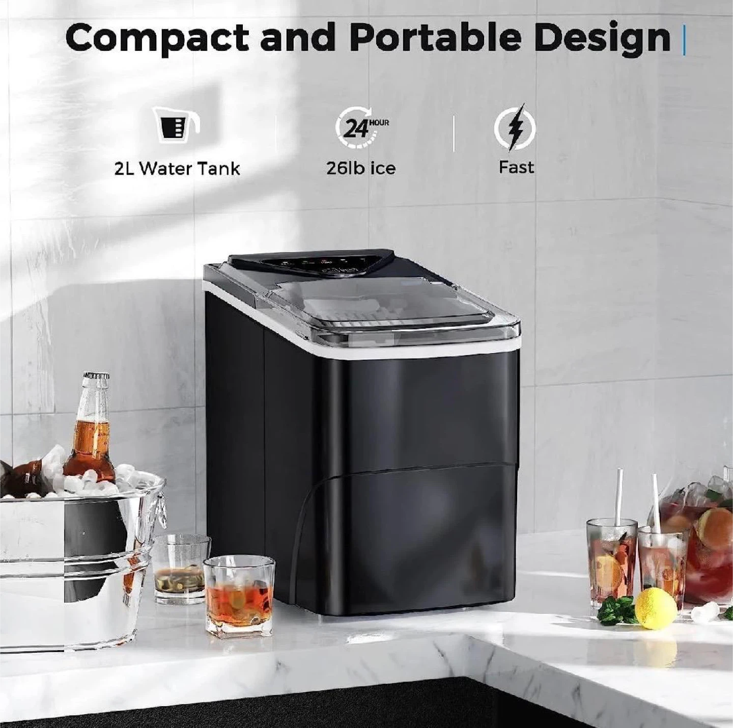 Portable Ice Maker - Like New!